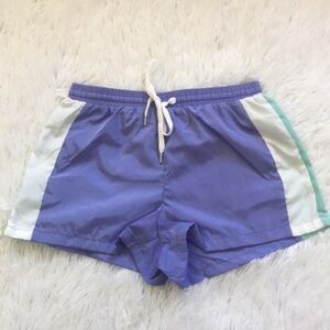 New look Sports lavender shorts mint/white panel